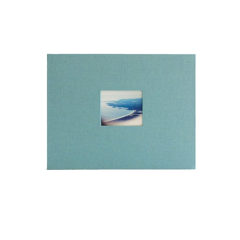 Kolo Newport 8.5" x 11" Refillable Scrapbook, Ideal for Wedding Albums and Baby Books, Ocean - Image 1